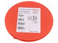 Markers; Marking: 2; 4÷9mm; PVC; red; -65÷105°C; leaded; HGDC4-9 HELLERMANNTYTON