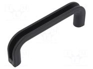 Holder; polyamide; black; H: 48mm; L: 135mm; W: 16mm; handle FATH