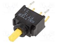 Switch: toggle; Pos: 3; SP3T; ON-OFF-ON; 0.15A/28VDC; -40÷85°C; FT KNITTER-SWITCH