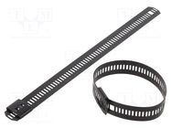 Cable tie; L: 1000mm; W: 7mm; acid resistant steel AISI 316; 445N RAYCHEM RPG