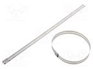 Cable tie; L: 300mm; W: 12mm; stainless steel AISI 304; 1112N RAYCHEM RPG