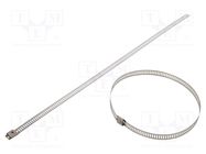 Cable tie; L: 300mm; W: 7mm; acid resistant steel AISI 316; 445N RAYCHEM RPG