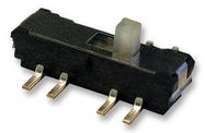 SWITCH, ON-ON, DPDT, 0.3A, 6VDC, SMD