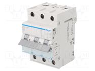 Circuit breaker; 230/400VAC; Inom: 13A; Poles: 3; Charact: B; 6kA HAGER