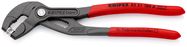 KNIPEX 85 51 180 A SB Spring Hose Clamp Pliers with non-slip plastic coating grey atramentized 180 mm (self-service card/blister)