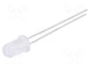 LED; blue; 5mm; 8200÷16800mcd; 15°; Front: convex; 3÷3.8VDC; 120mW CREE LED