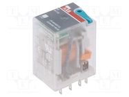 Relay: electromagnetic; DPDT; Ucoil: 48VDC; Icontacts max: 12A ABB
