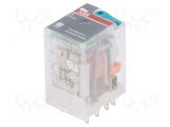 Relay: electromagnetic; DPDT; Ucoil: 60VDC; Icontacts max: 12A ABB