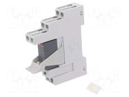 Relay: interface; DPDT; Ucoil: 24VDC; for DIN rail mounting; CR-P ABB