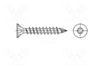 Screw; for wood; 8x450; Head: countersunk; Torx®; hardened steel BOSSARD