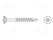 Screw; for wood; 4.5x35; Head: countersunk; Torx®; TX20; SPAX® BOSSARD