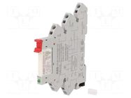 Relay: interface; SPDT; Ucoil: 24VAC,24VDC; for DIN rail mounting ABB