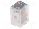 Relay: electromagnetic; 4PDT; Ucoil: 60VDC; Icontacts max: 6A ABB