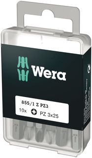 855/1 Z DIY bits, 10 x PZ 3x25, Wera