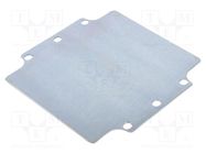 Mounting plate; steel; Plating: zinc RAYCHEM RPG