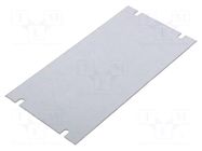 Mounting plate; steel; W: 94mm; L: 185mm; Plating: zinc; PICCOLO FIBOX