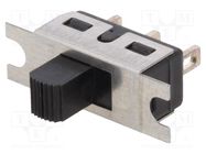 Switch: slide; Pos: 2; SPDT; 2A/250VAC; 5A/28VDC; ON-ON; screw; 10mΩ KNITTER-SWITCH