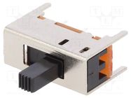 Switch: slide; Pos: 2; SPDT; 0.35A/30VDC; ON-ON; PCB,THT; -10÷60°C KNITTER-SWITCH