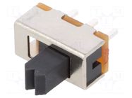 Switch: slide; Pos: 2; SPDT; 0.35A/30VDC; ON-ON; PCB,THT; 11x6x5.6mm KNITTER-SWITCH