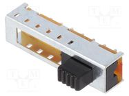 Switch: slide; Pos: 6; 0.3A/30VDC; ON-ON-ON-ON-ON-ON; PCB,THT; 20mΩ KNITTER-SWITCH