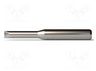 Tip; chisel; 6.4mm; for soldering irons; 3pcs. WELLER