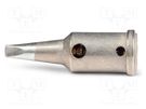 Tip; flat; 2.4mm; for gas soldering iron; 3pcs. WELLER