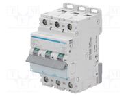 Circuit breaker; 230/400VAC; Inom: 32A; Poles: 3; Charact: C; 10kA HAGER