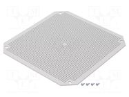 Mounting plate; plastic; perforated FIBOX