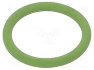 O-ring gasket; FPM; Thk: 1.5mm; Øint: 11mm; green; -20÷200°C ORING USZCZELNIENIA TECHNICZNE