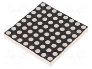 Module robotics: display; 3VDC; 60x60mm; red; Resolution: 8x8 OKYSTAR