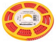 Markers; Marking: 2; 4÷10mm; PVC; red; -30÷80°C; leaded; CLI C; W: 7mm WEIDMÜLLER