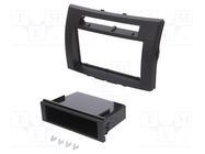 Radio frame; Toyota; 2 DIN; black ACV