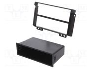 Radio frame; Land Rover; 1 DIN; black ACV