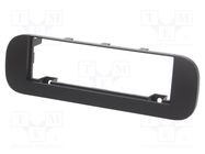 Radio frame; Fiat; 1 DIN; matt black ACV