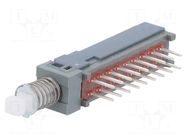 Switch: push-button; Pos: 2; 6PDT; 0.1A/30VDC; ON-ON; Illumin: none E-SWITCH