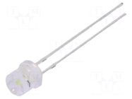 CRLED; blue (ice blue); 5mm; 2200mcd; 140°; Front: flat; 12VDC OPTOSUPPLY