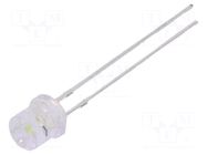 CRLED; blue (ice blue); 5mm; 2200mcd; 140°; Front: flat; 12VDC OPTOSUPPLY
