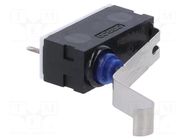 Microswitch SNAP ACTION; 0.1A/12VDC; SPST-NC; Rcont max: 100mΩ OMRON Electronic Components