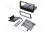 Radio frame; Hyundai; 1 DIN; black ACV