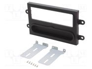 Radio frame; Renault; 1 DIN; soft touch grey ACV