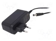 Power supply: switching; mains,plug-in; 24VDC; 0.75A; 18W; 85% XP POWER