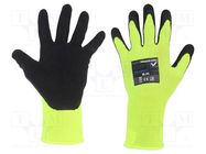 Protective gloves; Size: 8,M; green (light); polyester; Opty WONDER GRIP