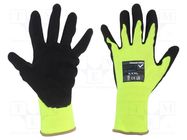 Protective gloves; Size: 11,XXL; green (light); polyester; Opty WONDER GRIP