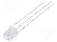 LED; 5mm; red/green; 140°; Front: flat; 2.1÷2.6/2.9÷3.6V; -30÷85°C OPTOSUPPLY