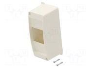 Enclosure: for modular components; IP30; No.of mod: 3; IC2 HAGER