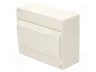 Enclosure: for modular components; IP40; No.of mod: 10; IC2 HAGER