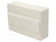Enclosure: for modular components; IP40; No.of mod: 12; cosmos HAGER