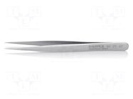 Tweezers; 110mm; Blade tip shape: sharp; universal KNIPEX