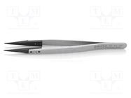 Tweezers; Blade tip shape: sharp; ESD; Type of tweezers: straight KNIPEX
