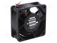 Fan: DC; axial; 12VDC; 60x60x25mm; 33.6m3/h; 27.5dBA; ball bearing PANASONIC